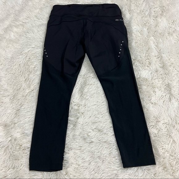 Nike Dri-Fit Women Power Epic Lux Cool Crop Running Tights medium - Picture 6 of 12
